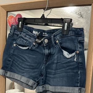 Denim shorts
